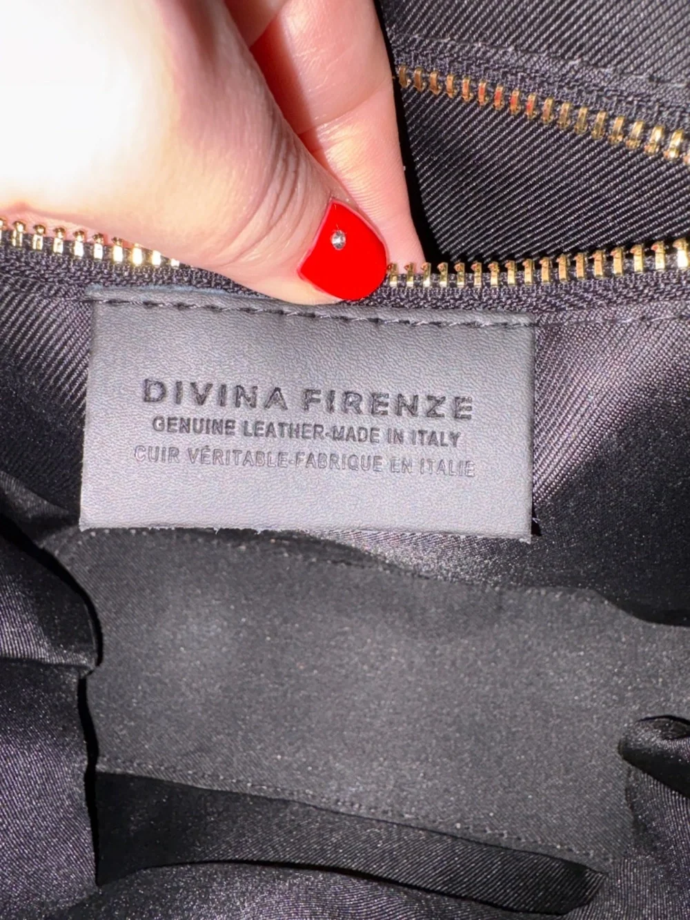 Divina Firenze Genuine Leather Backpack Forest Green and Cognac